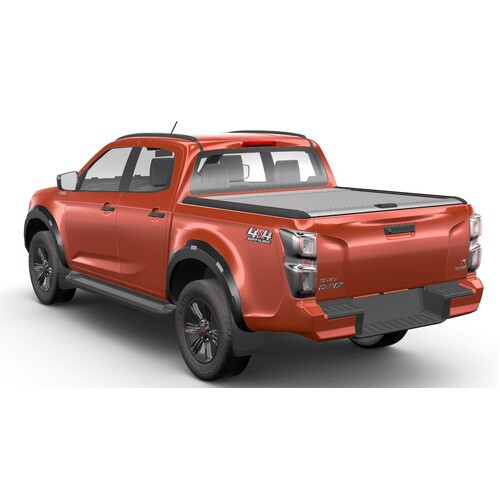Mountain Top  MTR Manual Roller Cover to suit Isuzu D-Max Dual Cab 2020 - Onwards (Silver) 